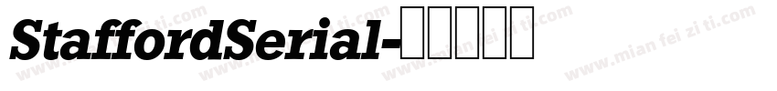 StaffordSerial字体转换
