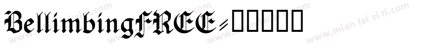 BellimbingFREE字体转换