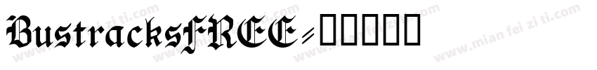 BustracksFREE字体转换