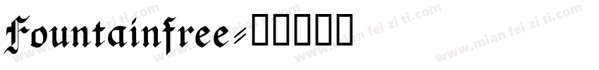 Fountainfree字体转换