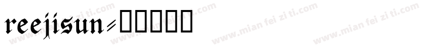 reejisun字体转换