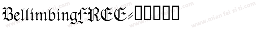 BellimbingFREE字体转换