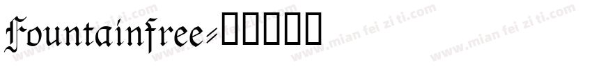 Fountainfree字体转换