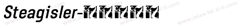 Steagisler字体转换