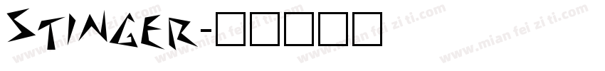 Stinger字体转换