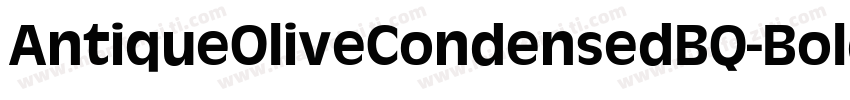 AntiqueOliveCondensedBQ-Bold字体转换