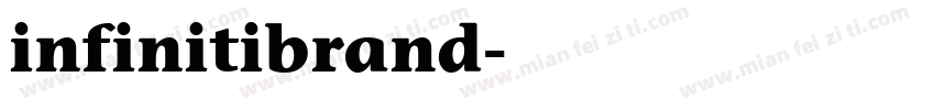 infinitibrand字体转换