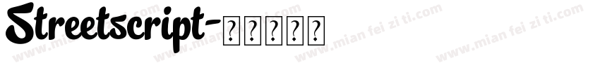 Streetscript字体转换