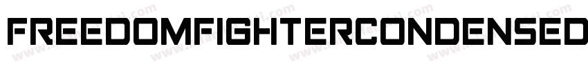 FreedomFighterCondensedItalic-9w4K字体转换
