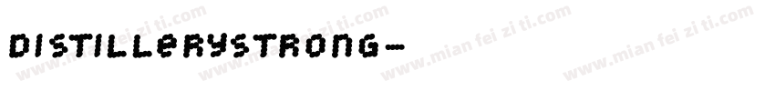 DistilleryStrong字体转换