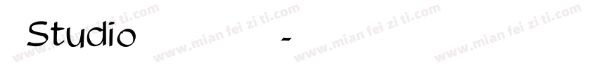 ·Studio千图笔锋手写体字体转换