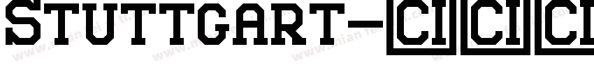 Stuttgart字体转换