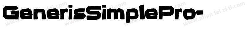 GenerisSimplePro字体转换