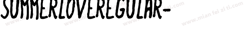 summerloveregular字体转换