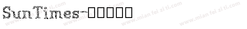 SunTimes字体转换