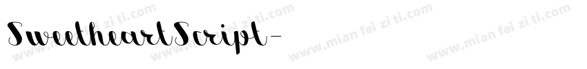 SweetheartScript字体转换