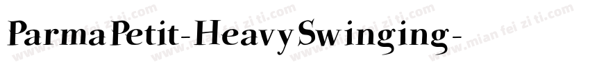 ParmaPetit-HeavySwinging字体转换