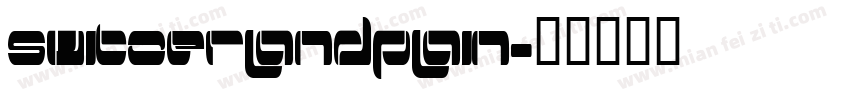 SwitzerlandPlain字体转换
