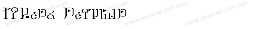 TPHero-Regular字体转换