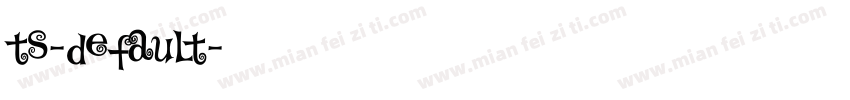 ts-default字体转换