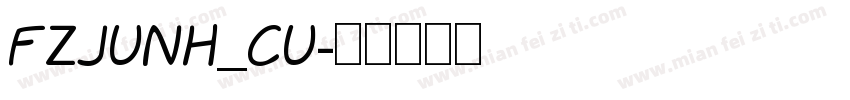 FZJUNH_CU字体转换