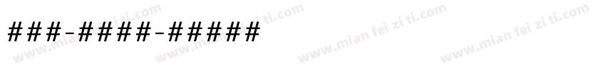 Med-Jian字体转换