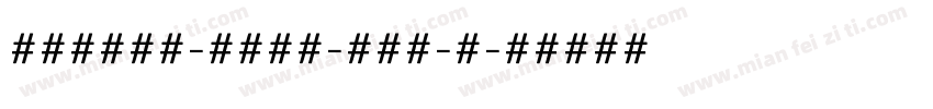 Medium-GBpc-EUC-H字体转换