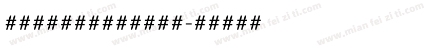 OptusSCTEEMed字体转换
