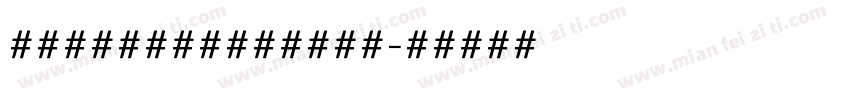 PalladioURWMed字体转换