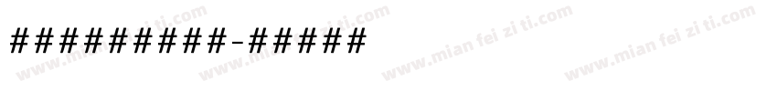 mediteran字体转换