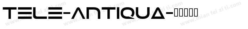 Tele-Antiqua字体转换