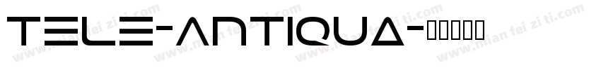 Tele-Antiqua字体转换