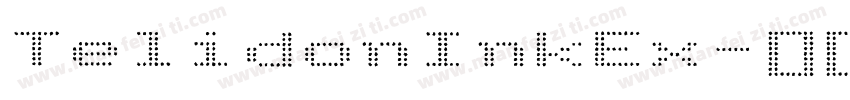 TelidonInkEx字体转换