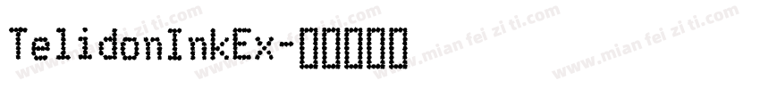 TelidonInkEx字体转换