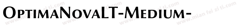 OptimaNovaLT-Medium字体转换