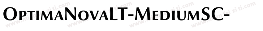 OptimaNovaLT-MediumSC字体转换