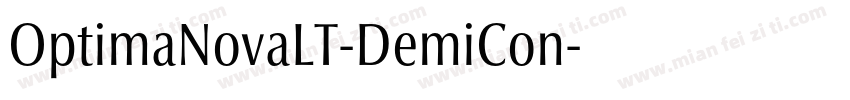 OptimaNovaLT-DemiCon字体转换