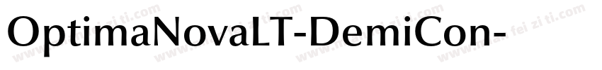 OptimaNovaLT-DemiCon字体转换