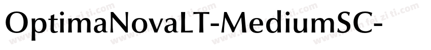 OptimaNovaLT-MediumSC字体转换