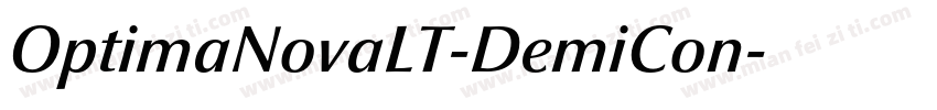 OptimaNovaLT-DemiCon字体转换