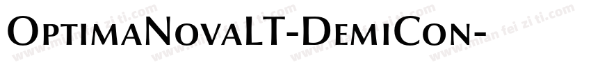 OptimaNovaLT-DemiCon字体转换
