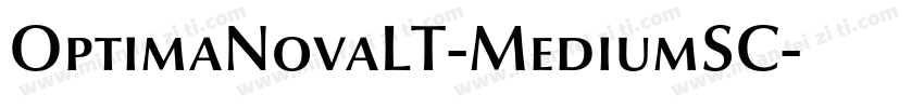 OptimaNovaLT-MediumSC字体转换