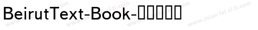 BeirutText-Book字体转换