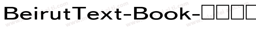 BeirutText-Book字体转换