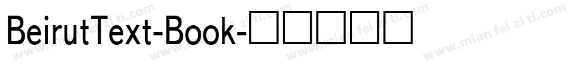 BeirutText-Book字体转换