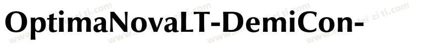 OptimaNovaLT-DemiCon字体转换