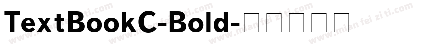 TextBookC-Bold字体转换
