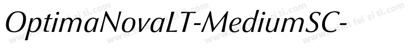 OptimaNovaLT-MediumSC字体转换
