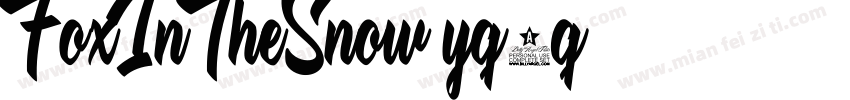 FoxInTheSnow-yq1q字体转换