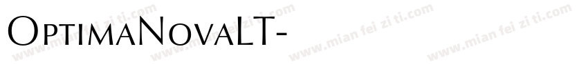 OptimaNovaLT字体转换